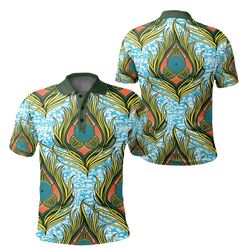 ankara kambili and kumba polo shirt, african polo shirt for men women