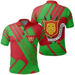 burundi polo shirt rockie style, african polo shirt for men women