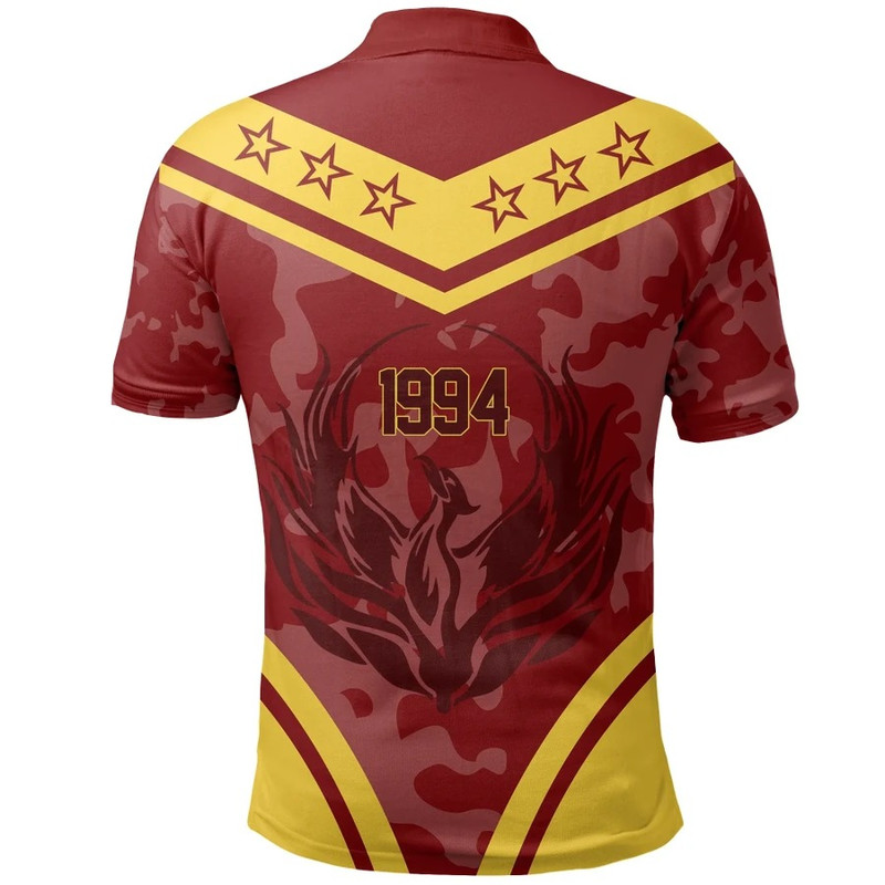 Phi Rho Eta Camouflage Polo Shirt, African Polo Shirt For Men Women