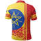 Ethiopia Quarter Style Polo Shirt, African Polo Shirt For Men Women