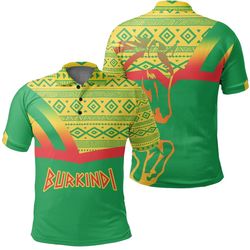 burkina faso tribal burkindi polo shirt - prime style, african polo shirt for men women