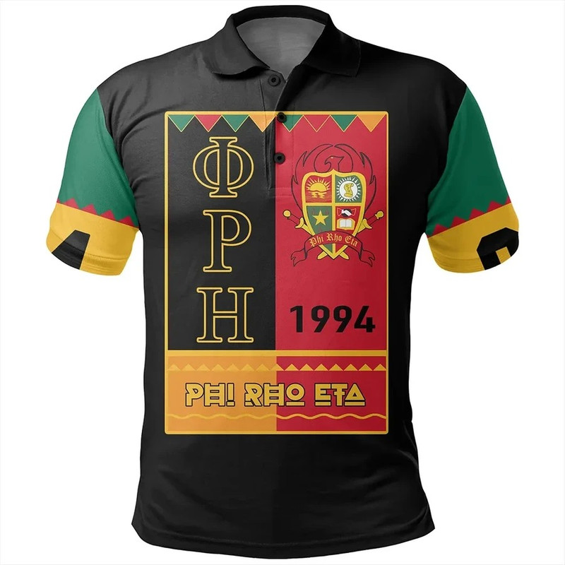 Phi Rho Eta Black History Month Polo Shirt, African Polo Shirt For Men Women