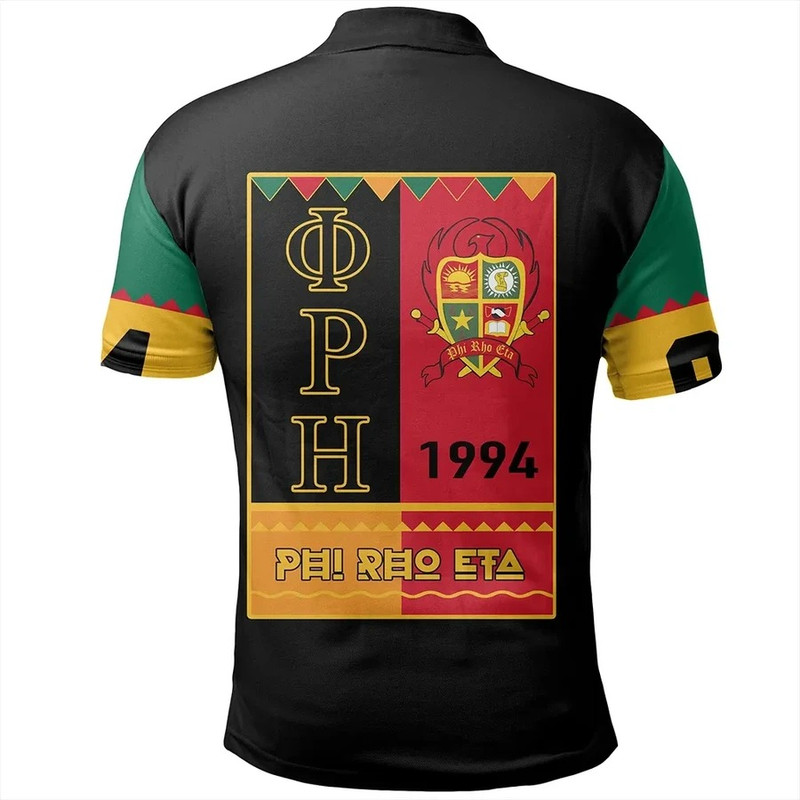 Phi Rho Eta Black History Month Polo Shirt, African Polo Shirt For Men Women