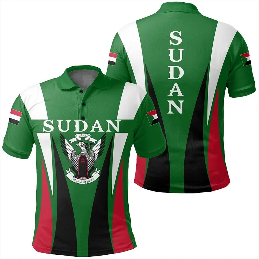 Sudan Polo Shirt Apex Style, African Polo Shirt For Men Women