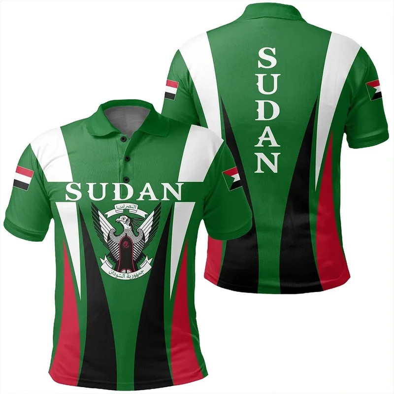 Sudan Polo Shirt Apex Style, African Polo Shirt For Men Women