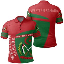 western sahara polo shirt sport premium, african polo shirt for men women