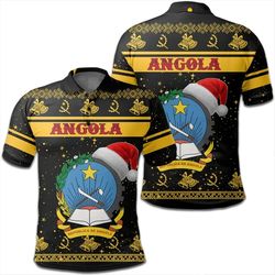 angola polo shirt christmas, african polo shirt for men women