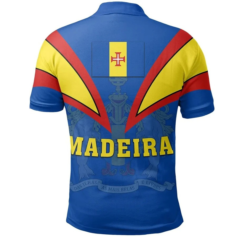 Madeira Polo Shirt Tusk Style, African Polo Shirt For Men Women