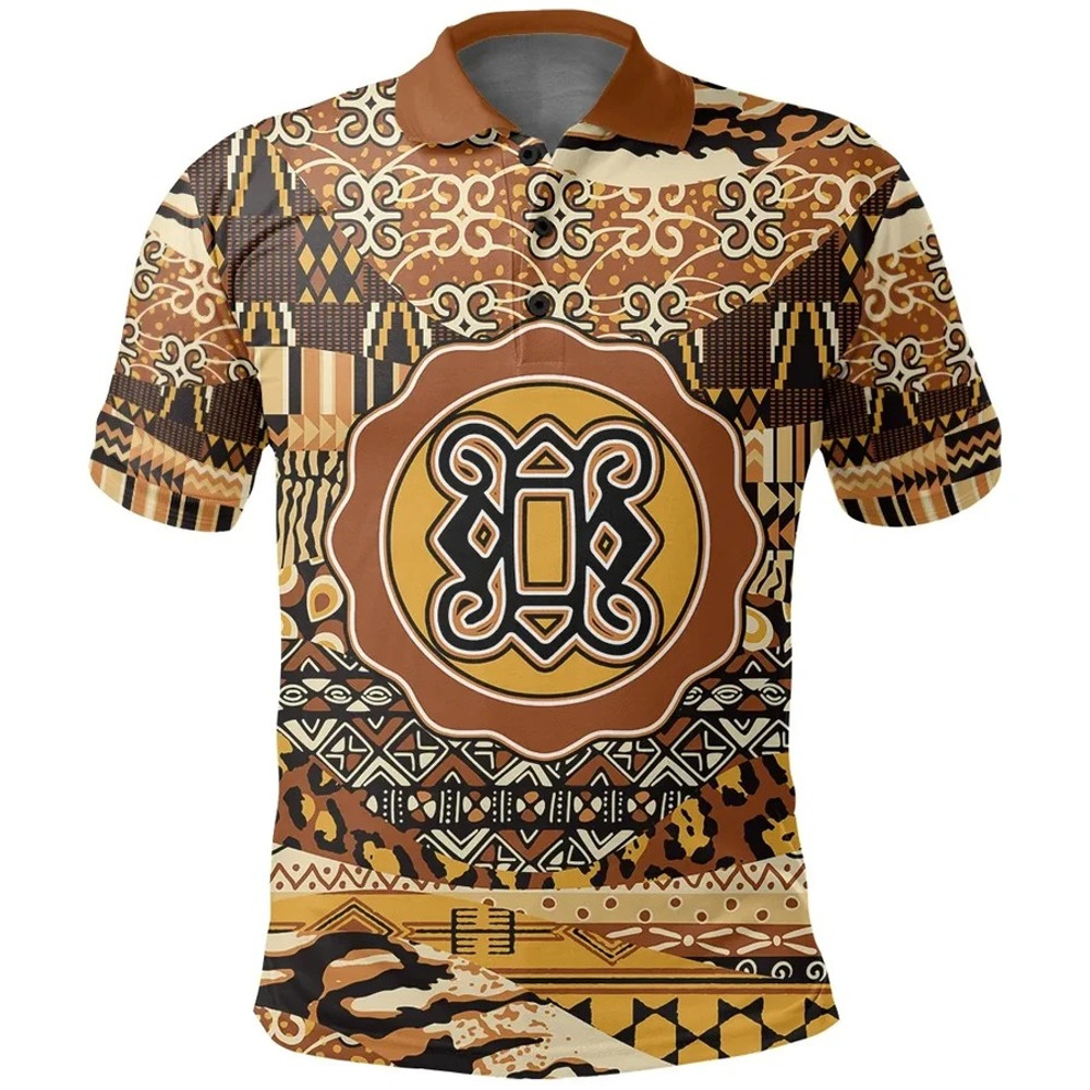 Otumfuo Wuo Ye Polo Shirt Leo Style, African Polo Shirt For Men Women