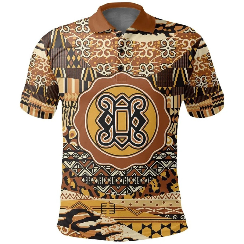 Otumfuo Wuo Ye Polo Shirt Leo Style, African Polo Shirt For Men Women