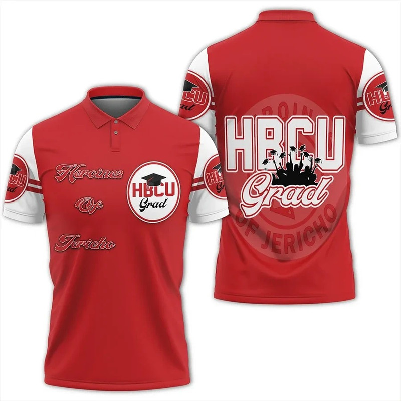Heroines Of Jericho HBCU Grad Polo Shirt, African Polo Shirt For Men Women