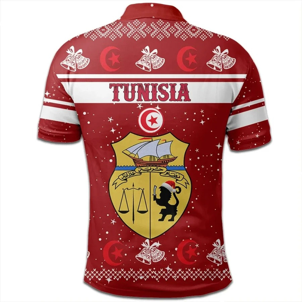 Tunisia Polo Shirt Christmas, African Polo Shirt For Men Women