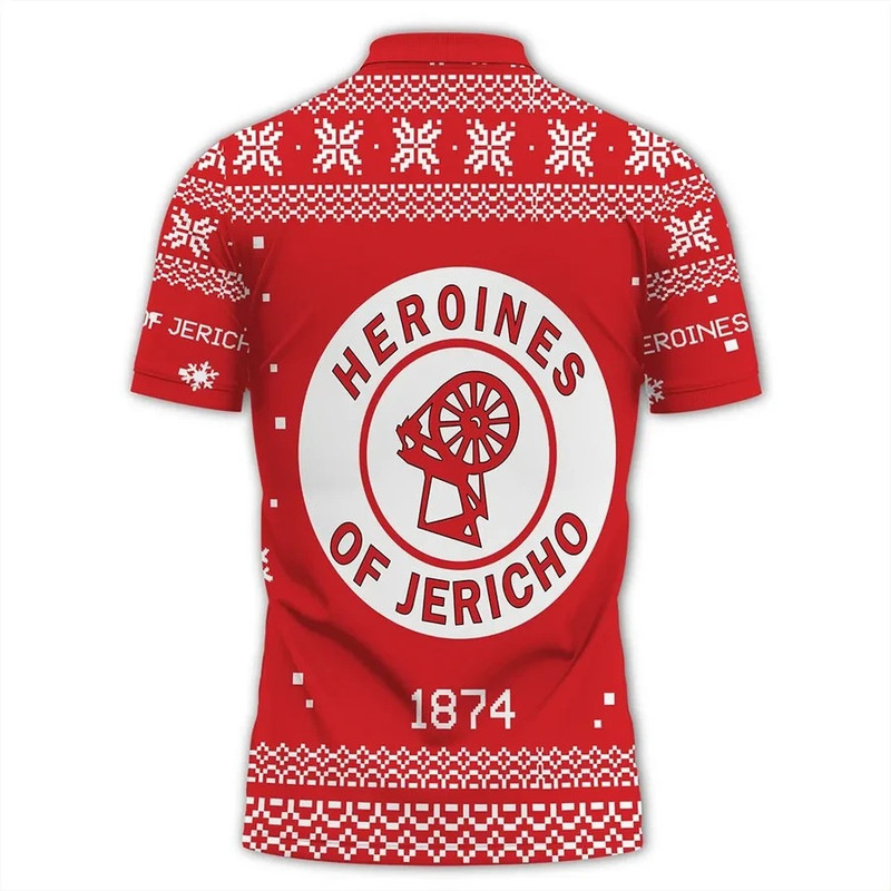 Heroines Of Jericho Xmas Motto Polo Shirt, African Polo Shirt For Men Women