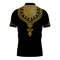 GOLD PATTERN DASHIKI Polo Shirt, African Polo Shirt For Men Women