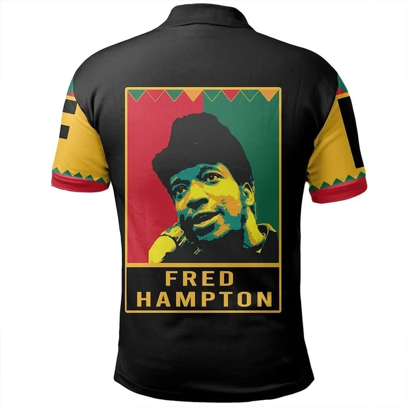 Fred Hampton Black History Month Style Men Polo Shirt, African Polo Shirt For Men Women