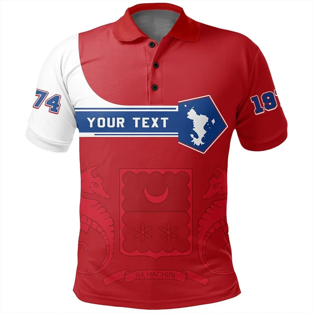Custom Mayotte Polo Shirt Pentagon Style, African Polo Shirt For Men Women