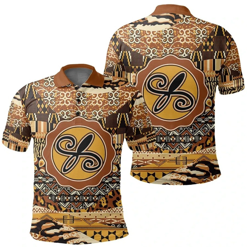 Nsa Ko Na Nsa Polo Shirt Leo Style, African Polo Shirt For Men Women