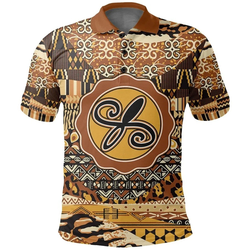 Nsa Ko Na Nsa Polo Shirt Leo Style, African Polo Shirt For Men Women