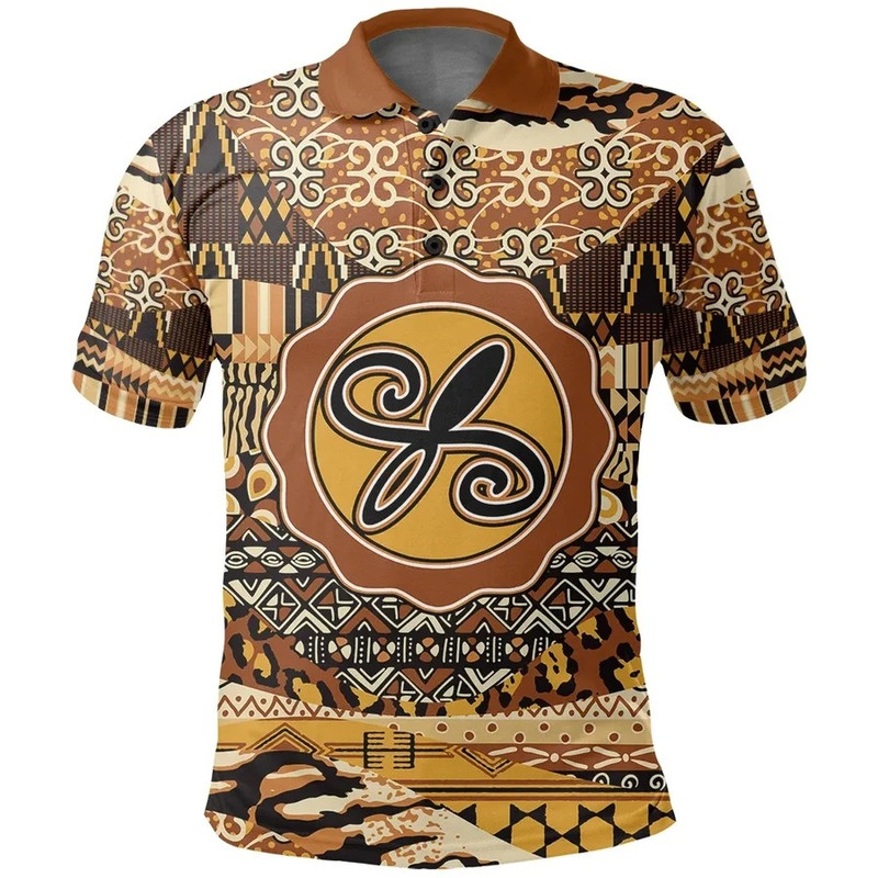 Nsa Ko Na Nsa Polo Shirt Leo Style, African Polo Shirt For Men Women
