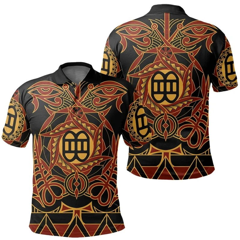 Nnampo Pa Baanu Polo Shirt Style, African Polo Shirt For Men Women