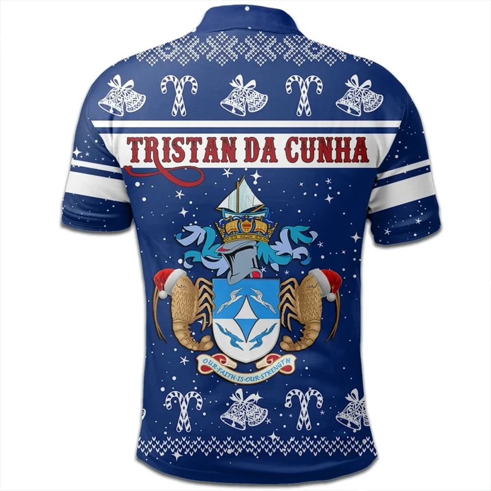 Tristan da Cunha Polo Shirt Christmas, African Polo Shirt For Men Women