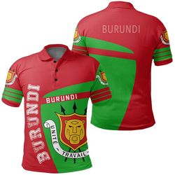 burundi polo shirt sport premium, african polo shirt for men women