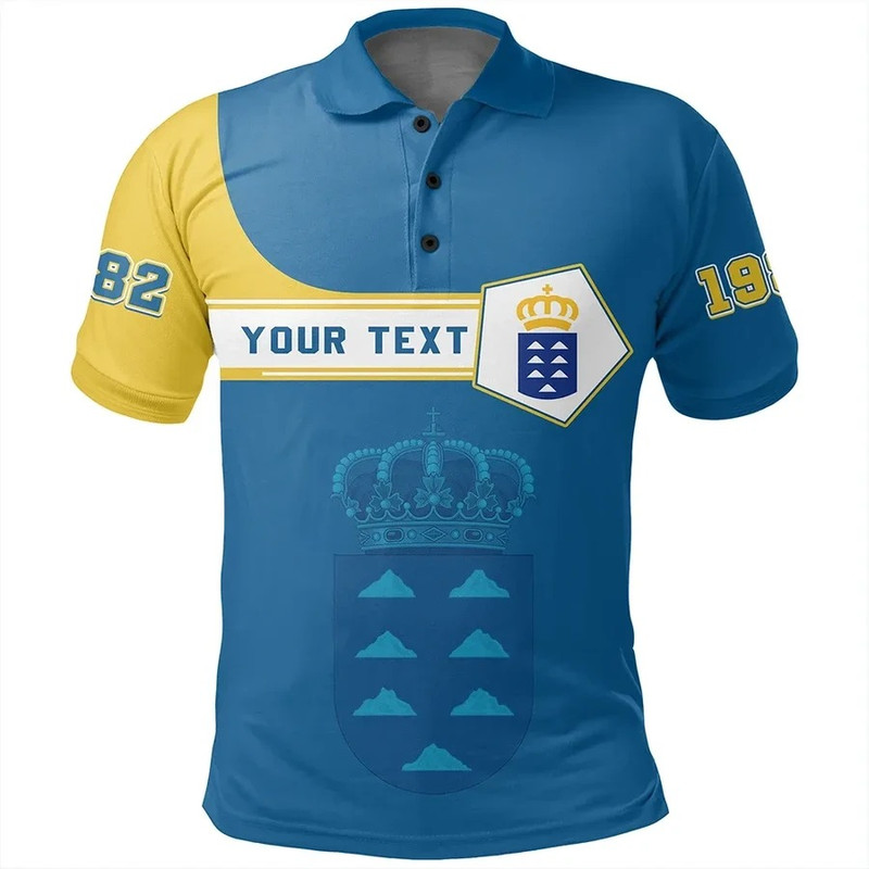 Custom Canary Islands Polo Shirt Pentagon Style, African Polo Shirt For Men Women