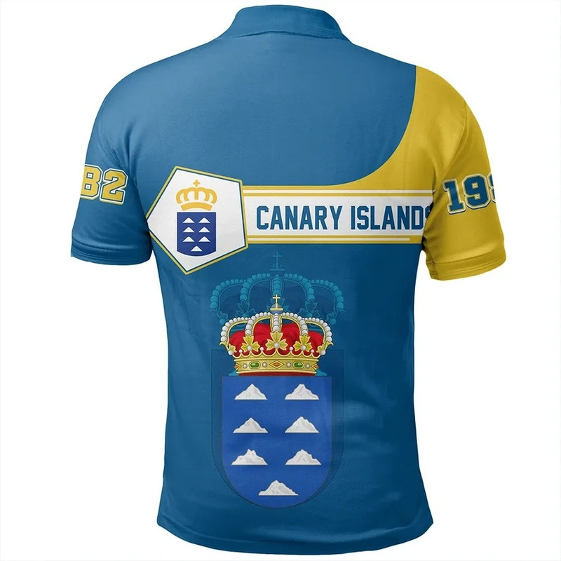 Custom Canary Islands Polo Shirt Pentagon Style, African Polo Shirt For Men Women