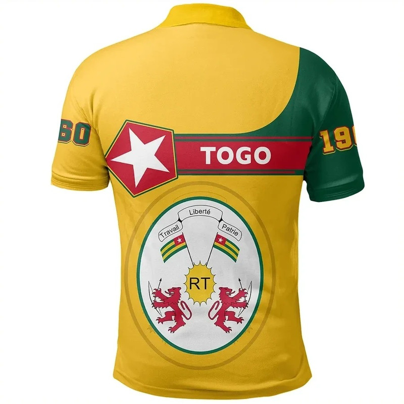 Custom Togo Polo Shirt Pentagon Style, African Polo Shirt For Men Women
