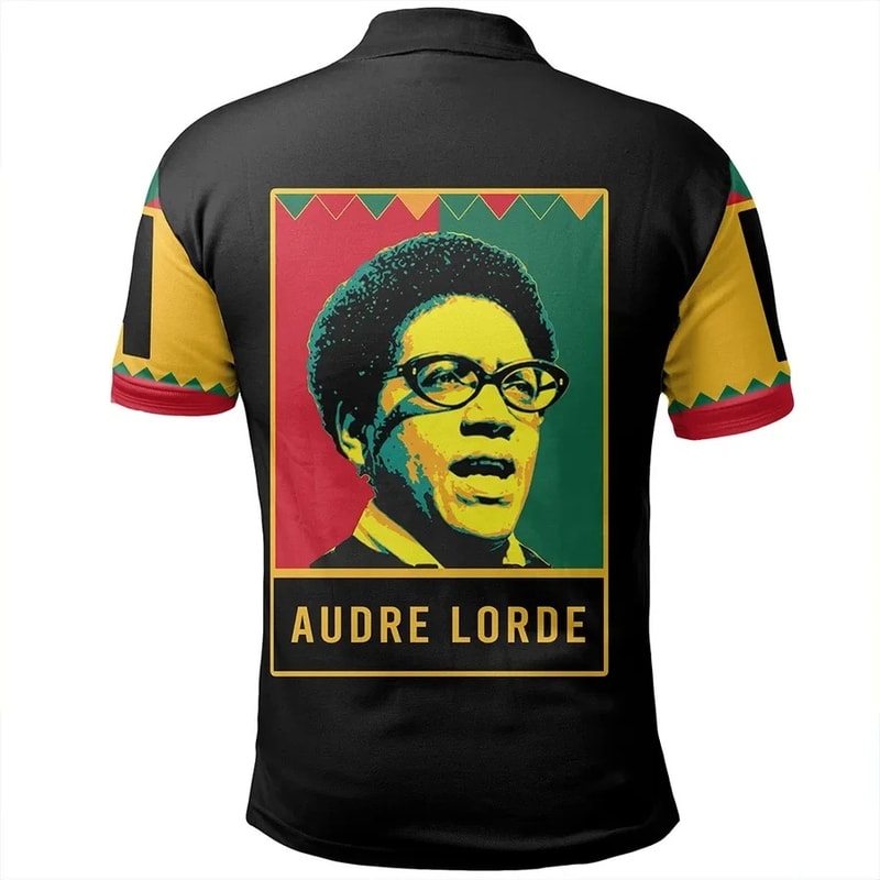 Audre Lorde Black History Month Style Men Polo Shirt, African Polo Shirt For Men Women