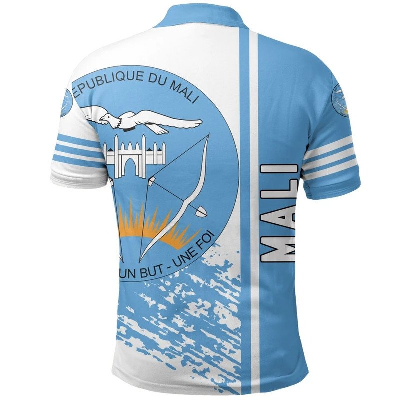 Mali Quarter Style Polo Shirt, African Polo Shirt For Men Women