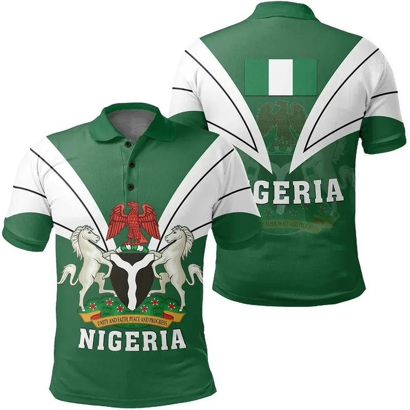 Nigeria Polo Shirt Tusk Style, African Polo Shirt For Men Women