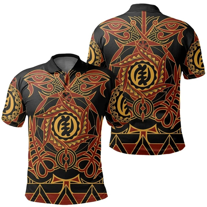 Nyame Ye Ohene Polo Shirt Style, African Polo Shirt For Men Women