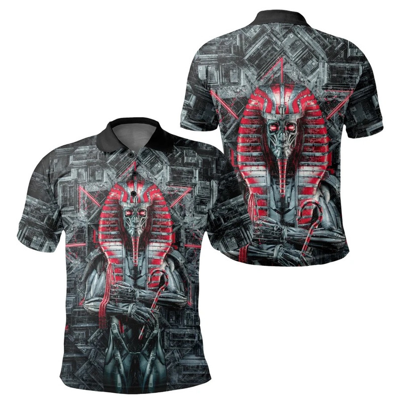 Egypt Polo Shirt The Future King Pharaoh, African Polo Shirt For Men Women