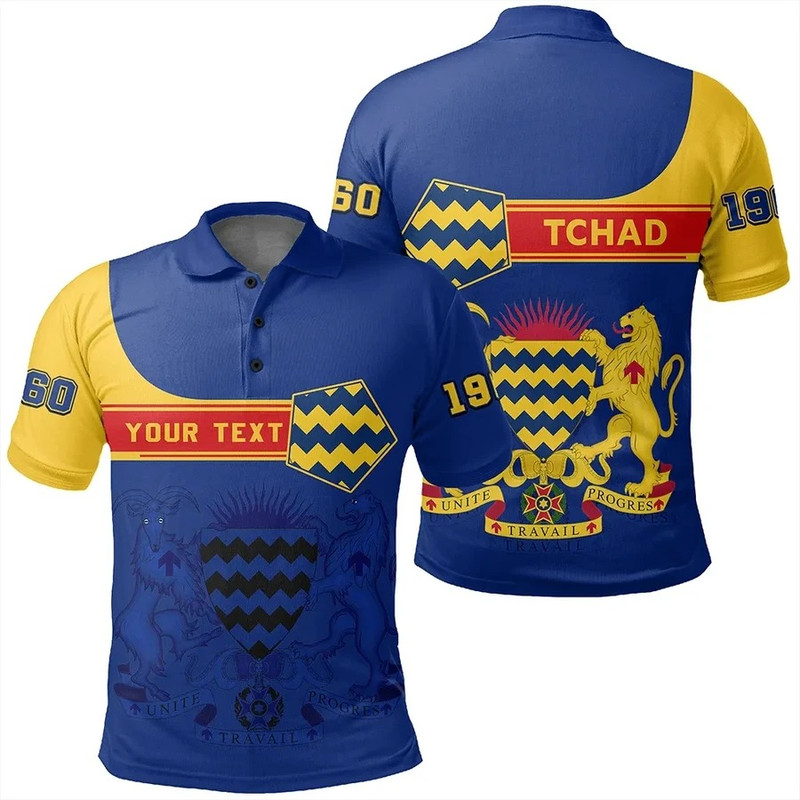 Custom Chad Polo Shirt Pentagon Style, African Polo Shirt For Men Women