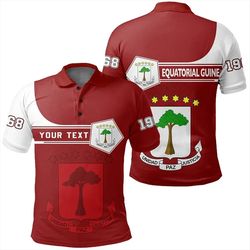 custom equatorial guinea polo shirt pentagon style, african polo shirt for men women