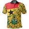 Kente Traditional Fabric Polo Shirt - Gash Style, African Polo Shirt For Men Women