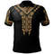 Dashiki Color Black Dropi Polo Shirt, African Polo Shirt For Men Women