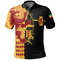 Ethiopia King Of Lion Polo Shirt Black, African Polo Shirt For Men Women