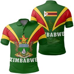 zimbabwe polo shirt tusk style, african polo shirt for men women