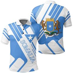 somalia polo shirt rockie style, african polo shirt for men women