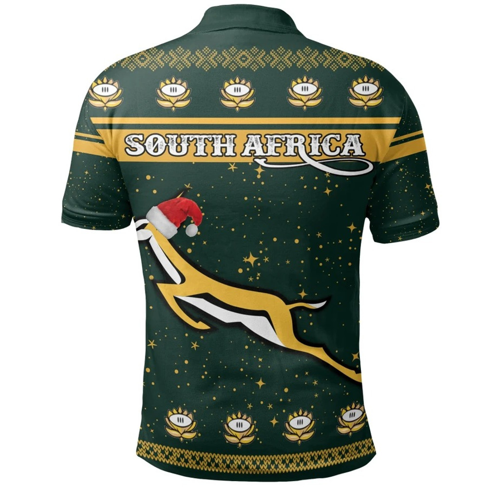 South Africa Christmas Polo Shirt, African Polo Shirt For Men Women