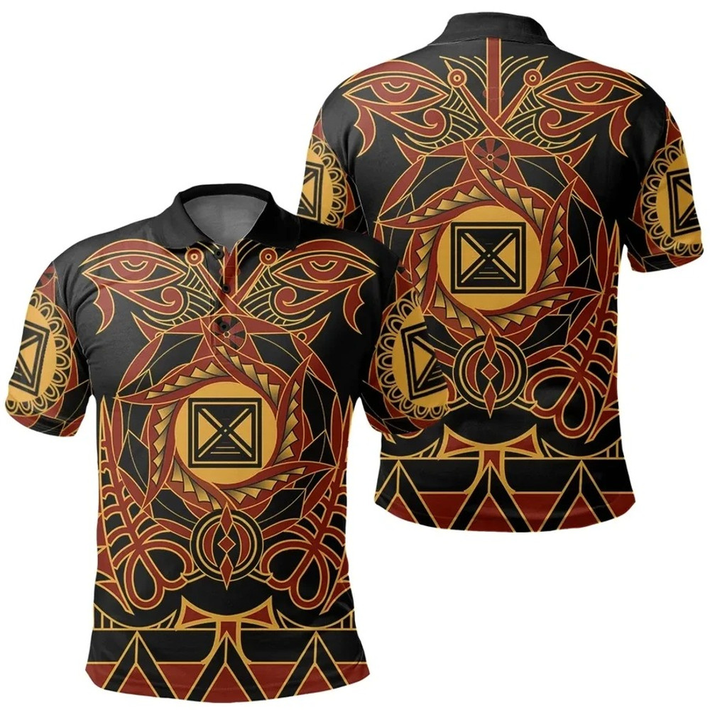 Mframadan Polo Shirt Style, African Polo Shirt For Men Women