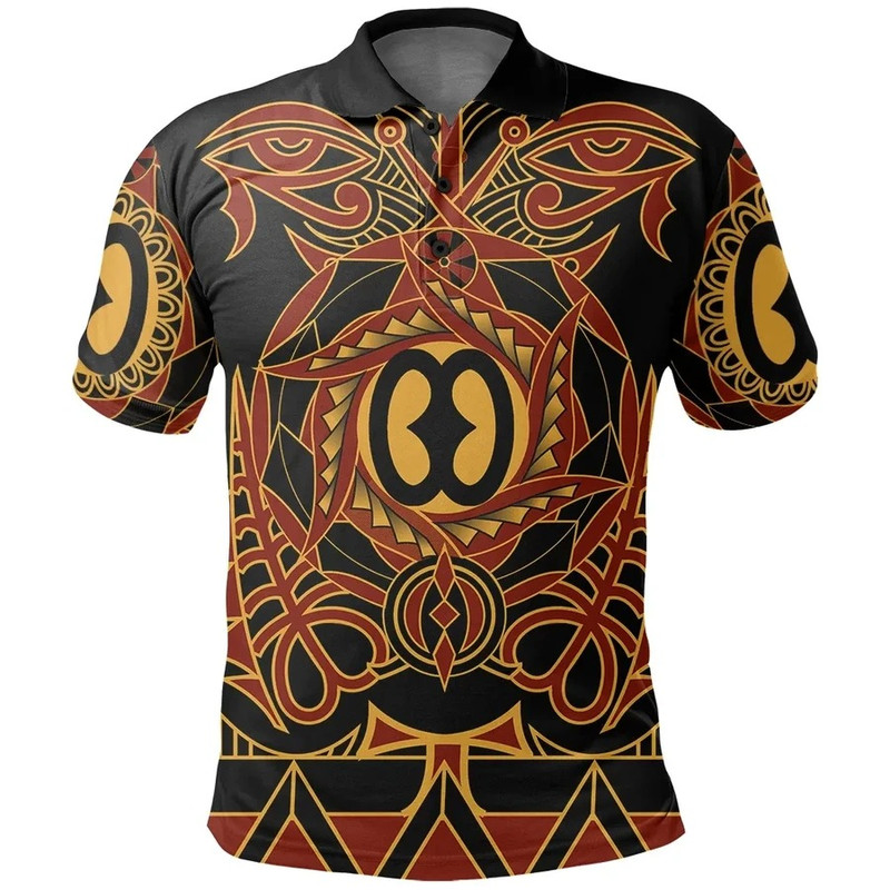 Nyame Biribi Wo Soro Polo Shirt Style, African Polo Shirt For Men Women