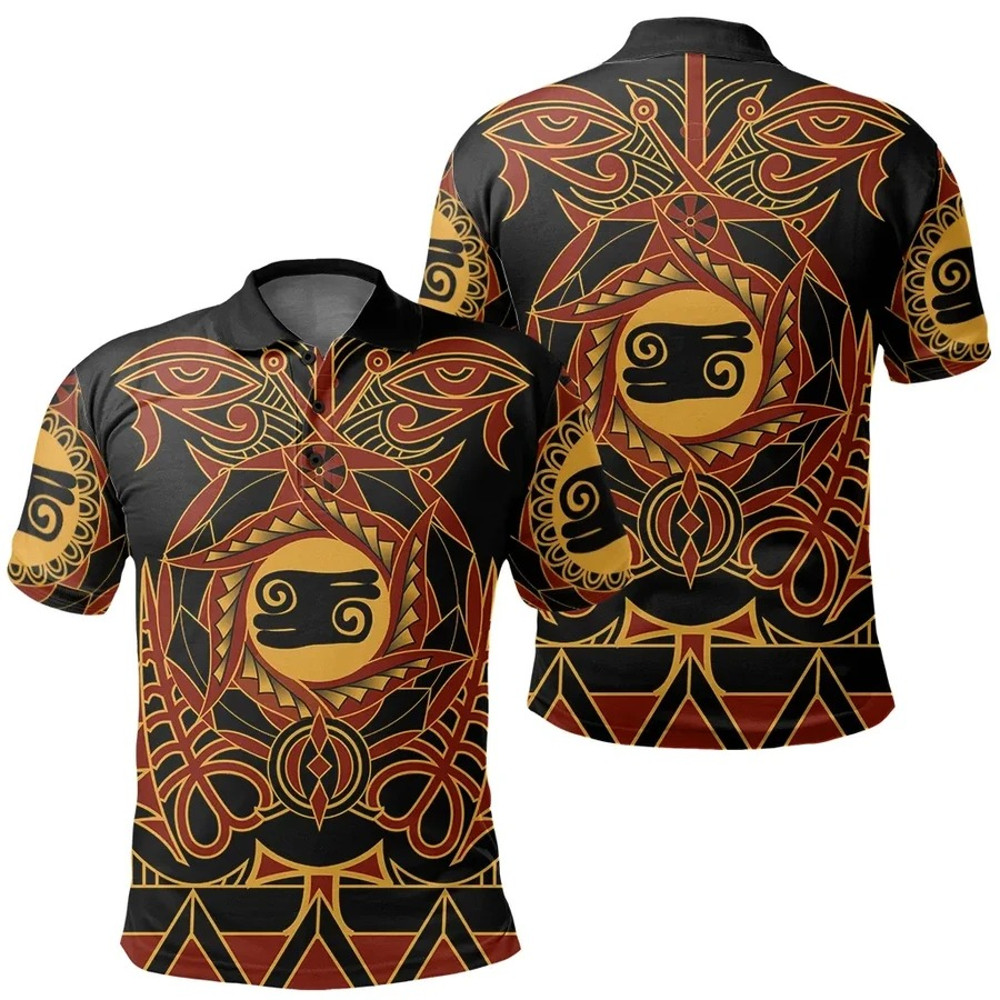 Kwatakye Atiko Polo Shirt Style, African Polo Shirt For Men Women