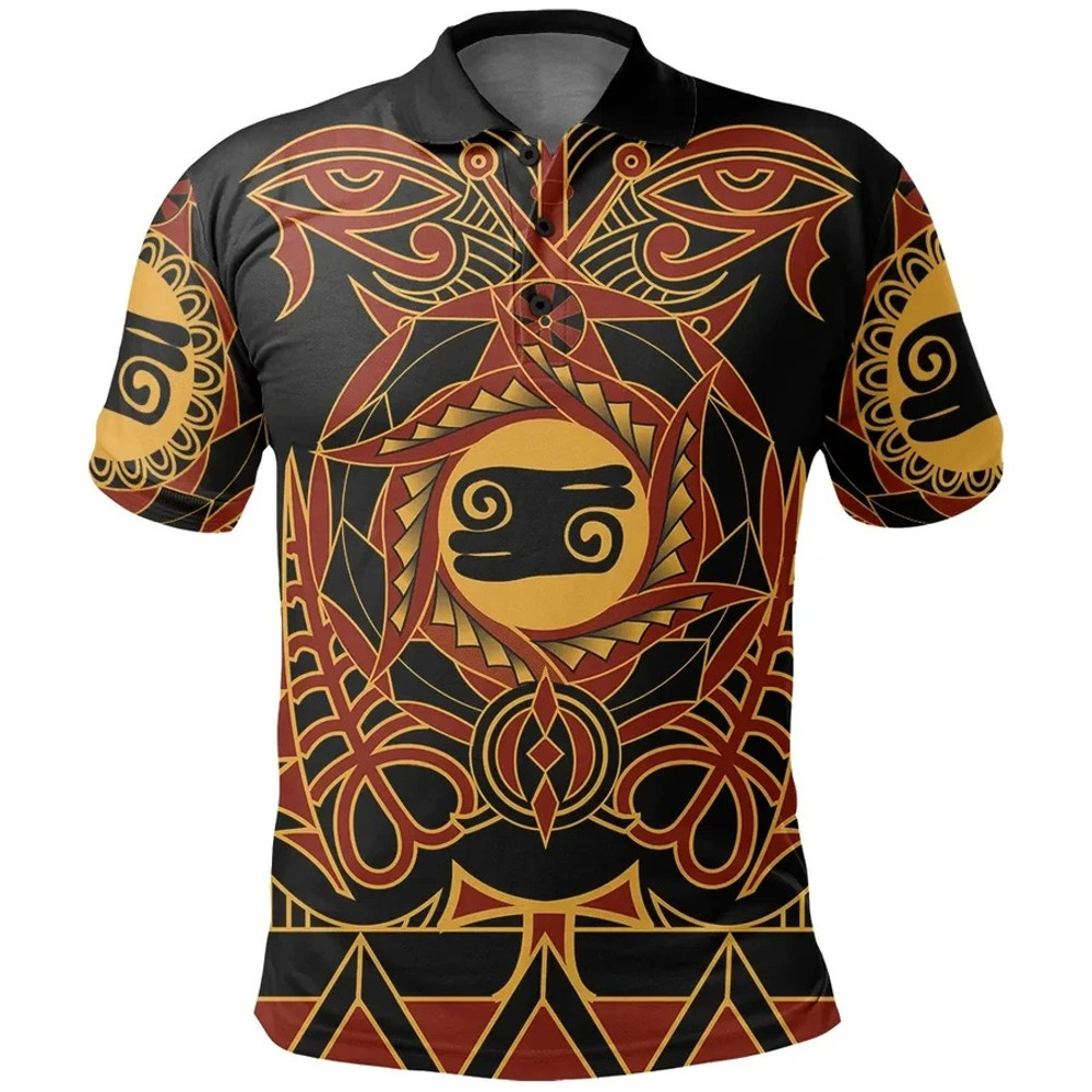 Kwatakye Atiko Polo Shirt Style, African Polo Shirt For Men Women