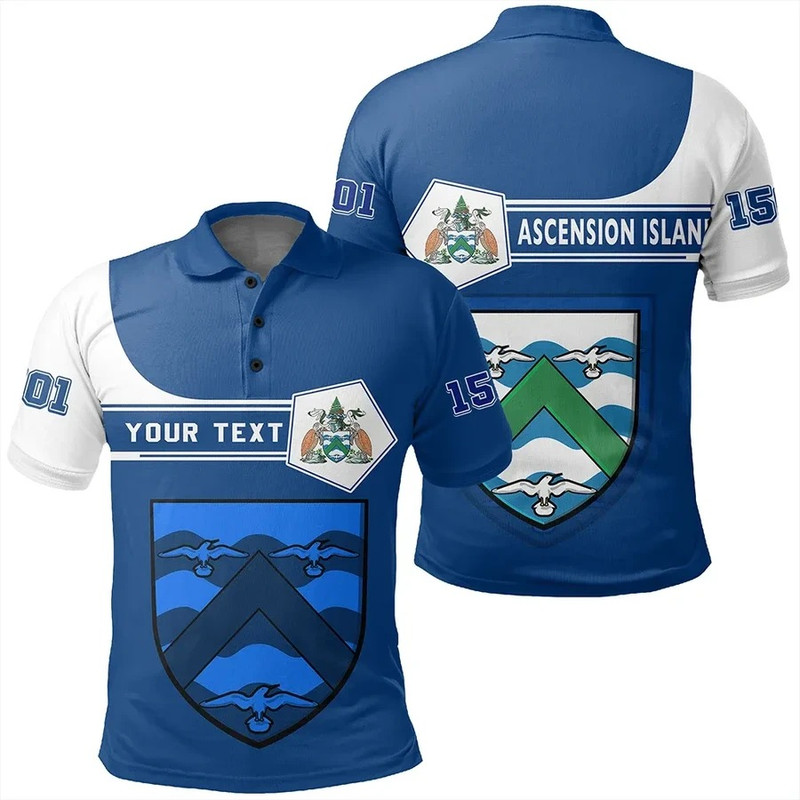 Custom Ascension Island Polo Shirt Pentagon Style, African Polo Shirt For Men Women