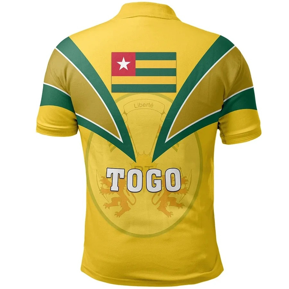 Togo Polo Shirt Tusk Style, African Polo Shirt For Men Women