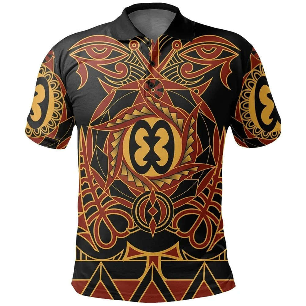 Nkonsonkonson Polo Shirt Style, African Polo Shirt For Men Women