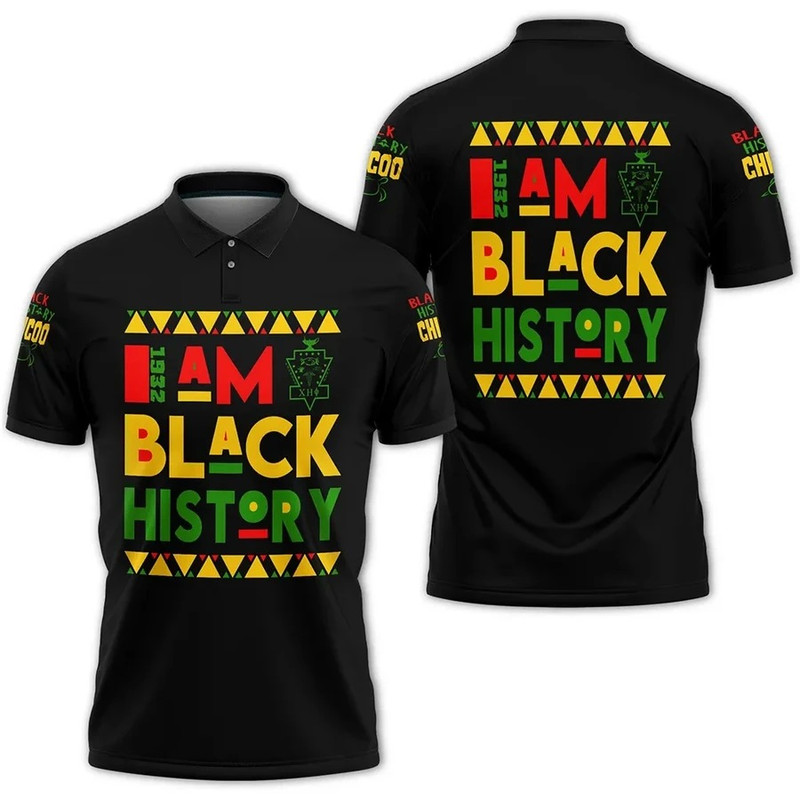 Black History Chi Eta Phi Polo Shirt, African Polo Shirt For Men Women